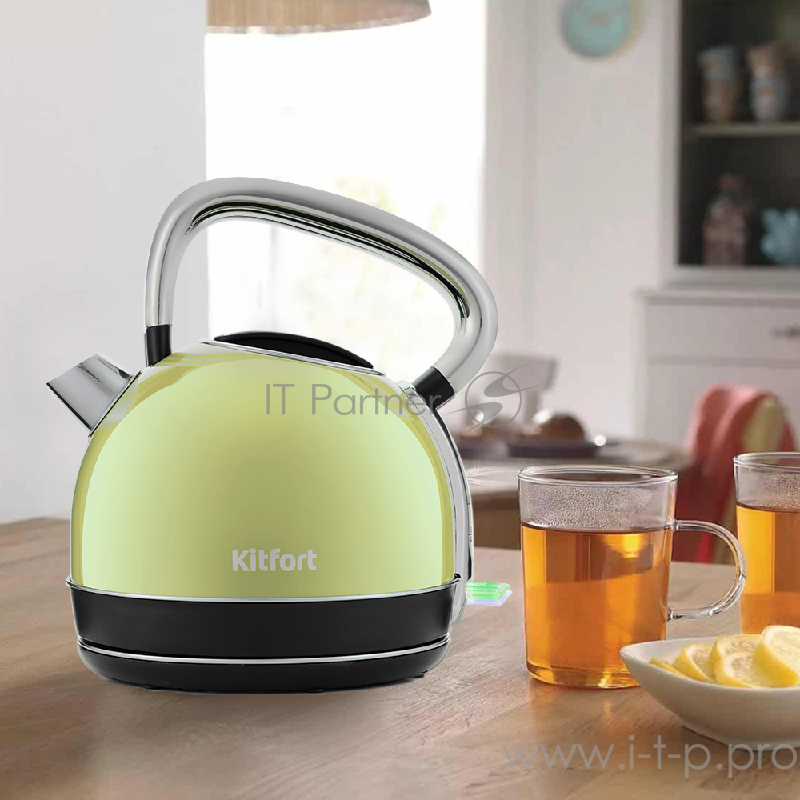Чайник Kitfort КТ-696-3 салатовый