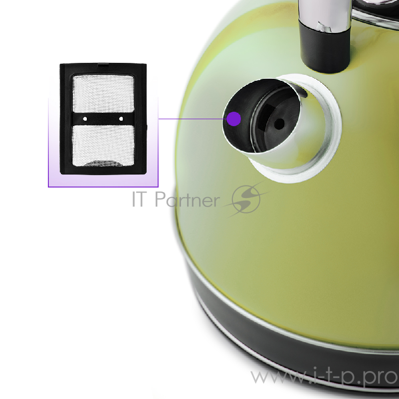 Чайник Kitfort КТ-696-3 салатовый