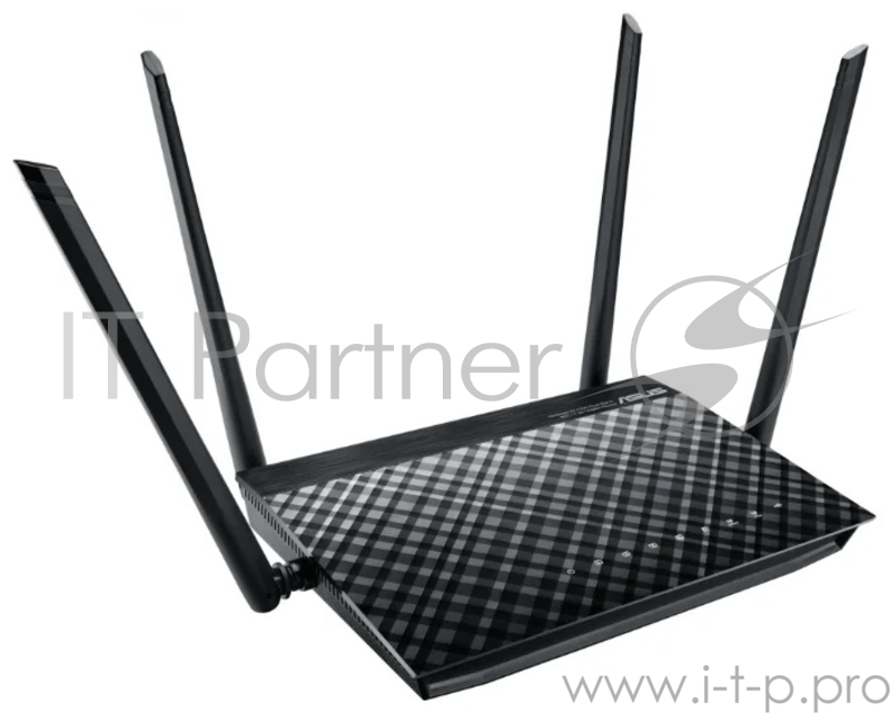 Маршрутизатор/роутер ASUS RT-AC57U V2// роутер 802.11b/g/n/ac, до 300 + 867Мбит/c, 2,4 + 5 гГц, 4 антенны, USB 90IG0540-BO9420
