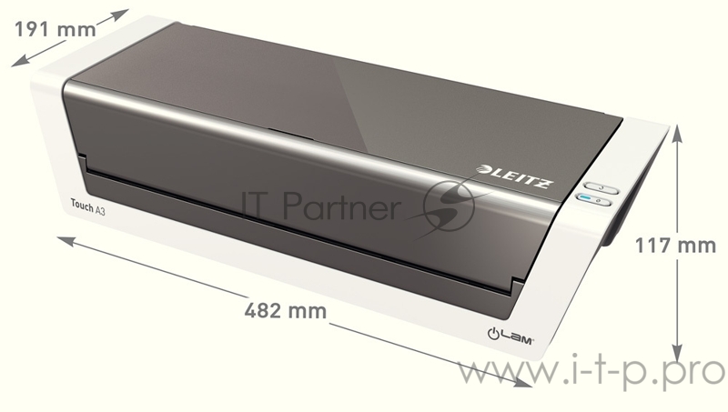 Ламинатор Leitz iLAM Touch 2 (74744000) A3 (80-250мкм) 100см/мин (6вал.) лам.фото реверс