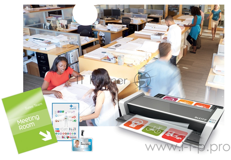 Ламинатор Leitz iLAM Touch 2 (74744000) A3 (80-250мкм) 100см/мин (6вал.) лам.фото реверс