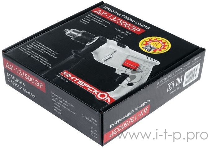 Дрель ударная Интерскол ДУ-13/500ЭР