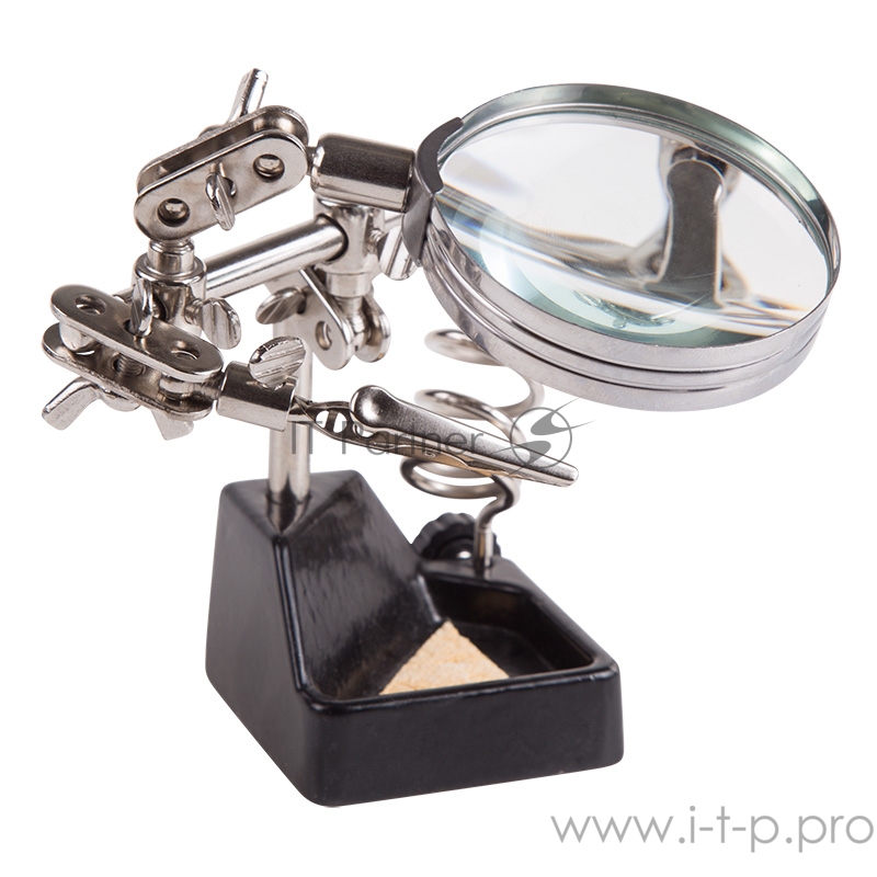 Держатель Rexant Третья рука с лупой х 2,5
