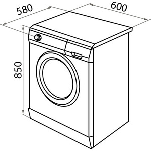 Стиральная машина MAUNFELD MFWM14958WS