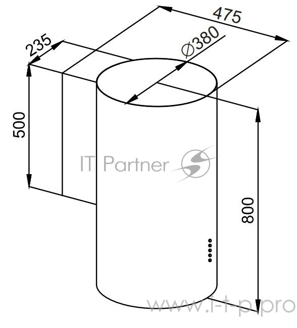 ВЫТЯЖКА MAUNFELD LEE WALL (C) 39 INOX