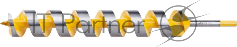 Сверло по дереву STAYER PROFI 29475-450-52 спираль Левиса HEX 52х450мм