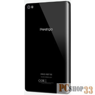 Планшет prestigio grace 4327 3G, PMT4327_3G_D_RU, singal SIM card, have call function,7 (600*1024) IPS display, 3G, 2.5D TP G+G display, up to 1.3GHz quad core processor, Android 8.1 Go, 1GB DDR, 16GB Flash, 0.3MP front + 2.0MP rear camera, 3000mAh b