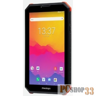 Планшет Prestigio Muze 4667 3G, PMT4667_3G_D_RD, double standard-SIM ,have call function, 7”(600*1024) IPS display,up to 1.3GHz quad core processor, android 8.1 go, 1GB+16GB, 0.3MP+2MP camera, 5000mAh battery