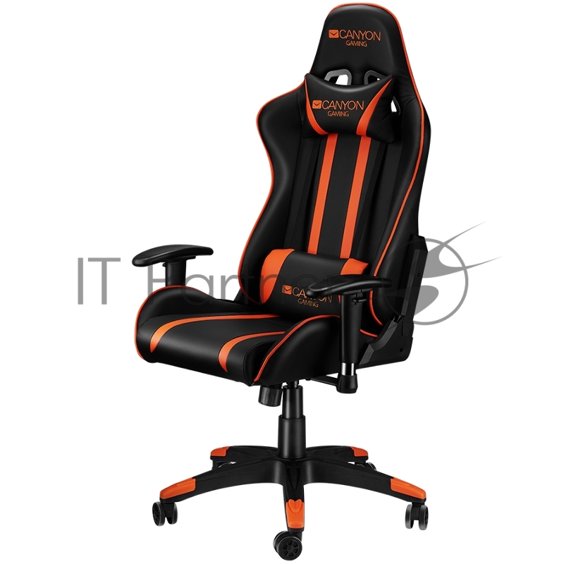 Кресло для геймеров Canyon Fobos CND-SGCH3 черно-оранжевое