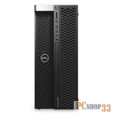 Рабочая станция Precision T5820 Core i9-10920X (12 cores 3,5GHz)32GB (4x8GB) DDR4 256GB SSD (M.2 PCIe) + 2TB (7200 rpm) Nvidia Quadro RTX 4000 (8GB GDDR6)TPM 950W W10 Pro3 y NBD