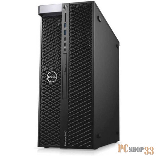 Рабочая станция Precision T5820 Core i9-10920X (12 cores 3,5GHz)32GB (4x8GB) DDR4 256GB SSD (M.2 PCIe) + 2TB (7200 rpm) Nvidia Quadro RTX 4000 (8GB GDDR6)TPM 950W W10 Pro3 y NBD