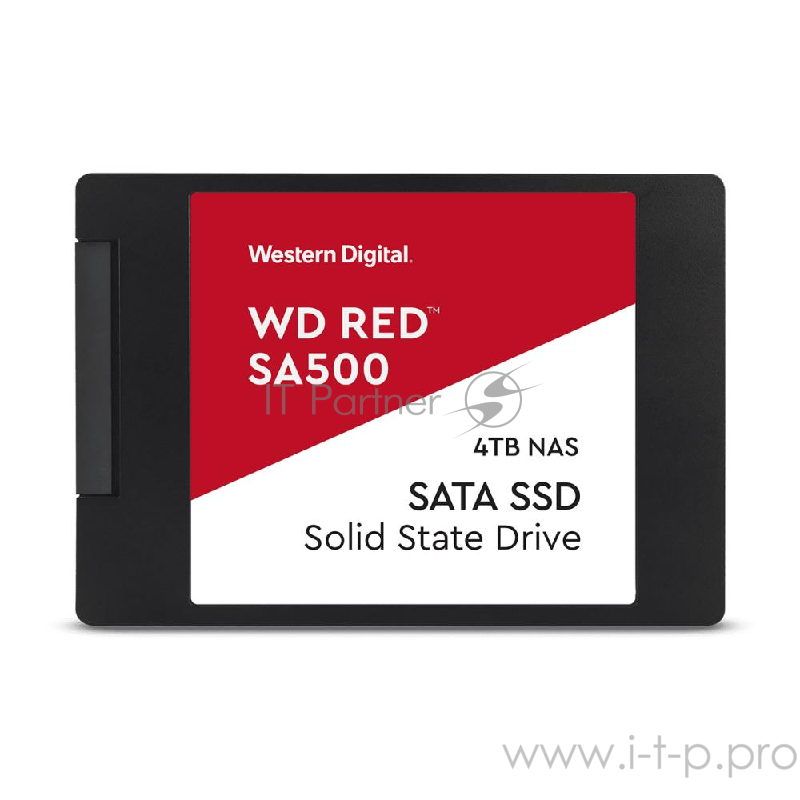 Накопитель твердотельный WD Твердотельный накопитель SSD WD Red™ SA500 NAS 3D NAND WDS400T1R0A 4ТБ 2,5 SATA-III (TLC)