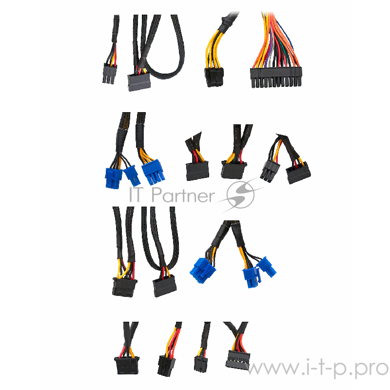 Блок питания 600W ExeGate EVO600, ATX, PC, RGB, black, APFC, 12cm, 24p+(4+4)p, PCI-E, 5*SATA, 3*IDE, FDD + кабель 220V в комплекте