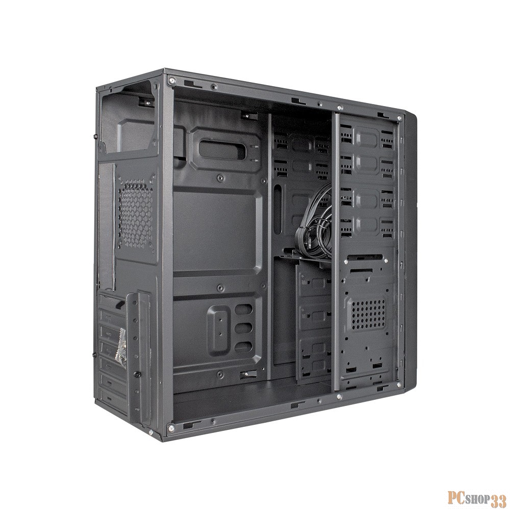 Корпус Miditower ExeGate XP-402U Black, ATX, <без БП>, 2*USB+1*USB3.0, Audio