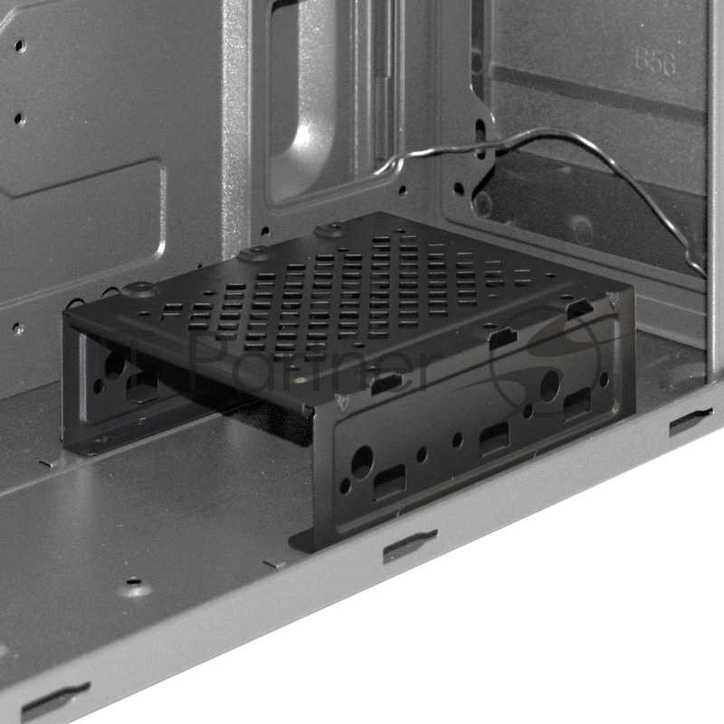 Корпус Miditower ExeGate XP-332 Black, ATX, <XP350, Black,120mm>, 2*USB, Audio