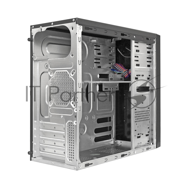 Корпус Minitower ExeGate MA-372UX Black, mATX <UN600, 120mm> 2*USB+2*USB3.0, Audio