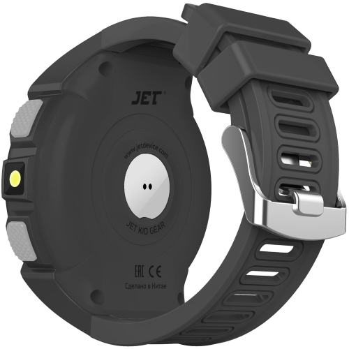 Умные детские часы Jet Kid Gear grey/black