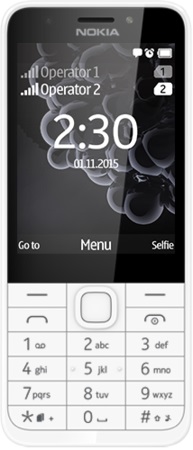 Мобильный телефон Nokia 230 Dual Sim белый