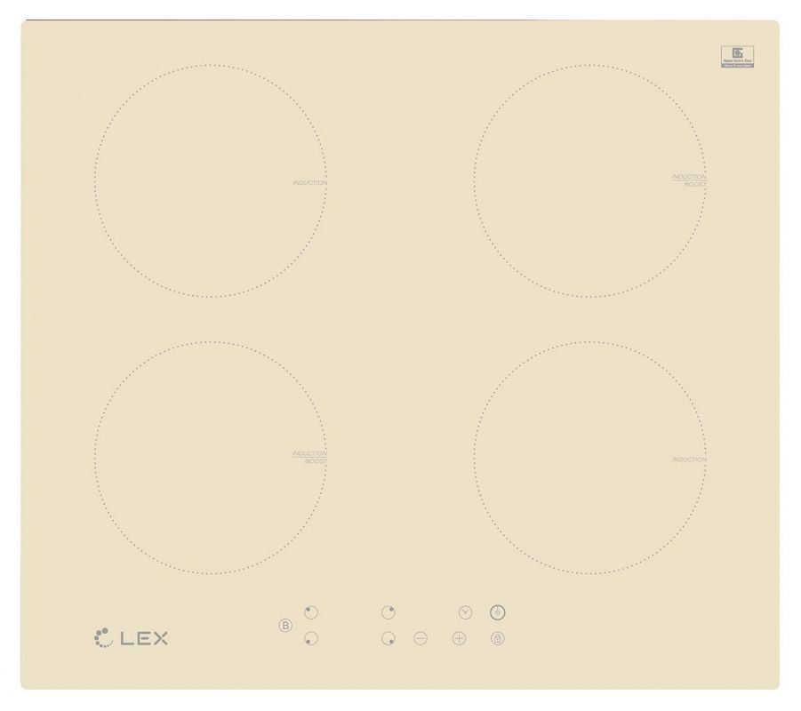 Индукционная варочная поверхность Lex EVI 640-1 IV слоновая кость