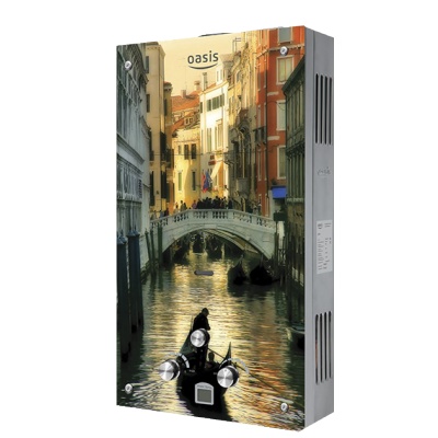 Водонагреватель Oasis Glass 20 TG 20 кВт. 10 л/мин. газовый проточный, Венеция