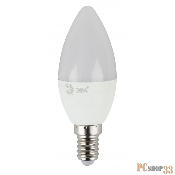 ЭРА Б0032980 Светодиодная лампа свеча LED B35-11W-827-E14 ЭРА (диод, свеча, 11Вт, тепл, E14) (10/100/3500)