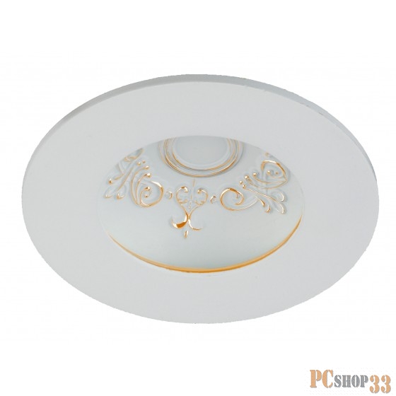 Эра Б0030395 DK LED 11-10 GD Светильник светодиодный круглый даунлайт с рисунком 10W 4000K