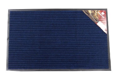 Коврик влаговп-щий VORTEX 22076 ребристый 40*60, синий