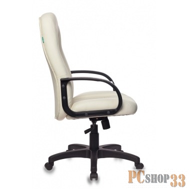Кресло руководителя Бюрократ T-898/OR-10 молочный искусственная кожа