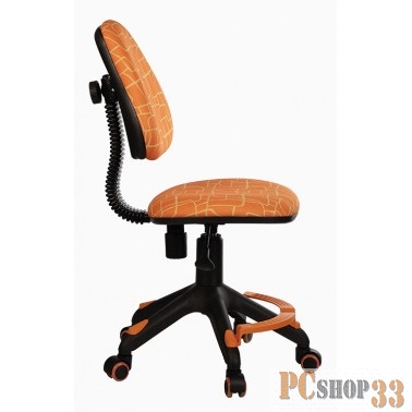 Кресло детское Бюрократ KD-4-F/GIRAFFE оранжевый жираф