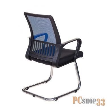 Кресло Бюрократ MC-209/BL/TW-11 спинка сетка синий TW-05 сиденье черный TW-11