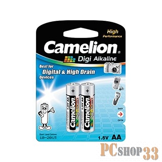 Camelion..LR 6 DIGI BL-2 (LR6-BP2DG, батарейка,1.5В)