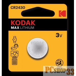 Kodak CR2430-1BL (60/240/12000) (1 шт. в уп-ке)