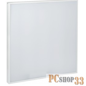 Iek LDVO0-6576-50-4000-K01 Светильник светодиодный ДВО 6576 595х595х25мм 50Вт 4000К опал { люм.свет. 4х18 накладных или в потолок Армстронг}