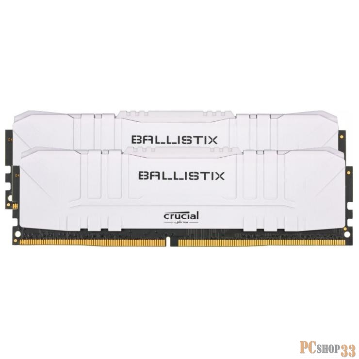 DDR 4 DIMM 16GB (8Gbx2) PC21300, 2666MHz, Crucial Ballistix White (BL2K8G26C16U4W) (retail)