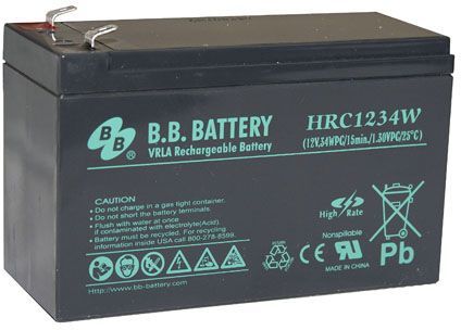 Батарея для ИБП BB HRC 1234W 6В 9Ач