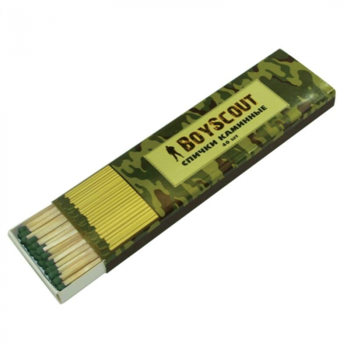 Спички Каминные BOYSCOUT 61031 205мм, 40шт.