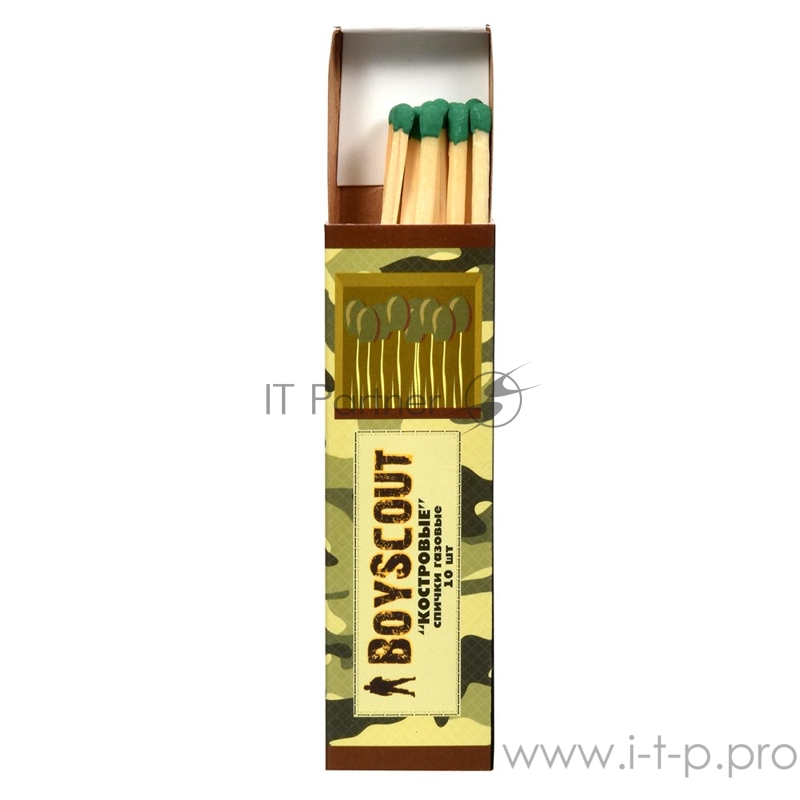 Спички Костровые BOYSCOUT 61028 90мм,10шт