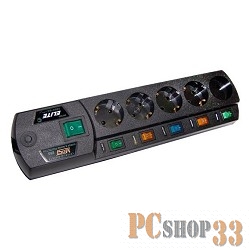 MOST Сетевой фильтр ERG 5м (5 розеток), черный {633409}