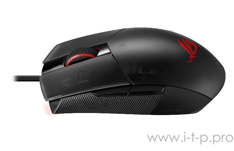 ASUS ROG Strix Impact II Игровая мышь (8 кнопок, 6200 dpi, Omron, Black, USB, RGB подсветка, 90MP01E0-B0UA00)