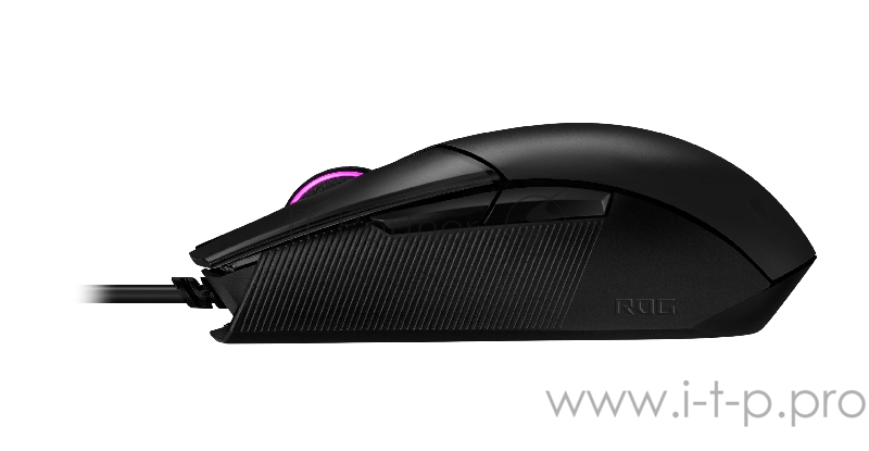 ASUS ROG Strix Impact II Игровая мышь (8 кнопок, 6200 dpi, Omron, Black, USB, RGB подсветка, 90MP01E0-B0UA00)
