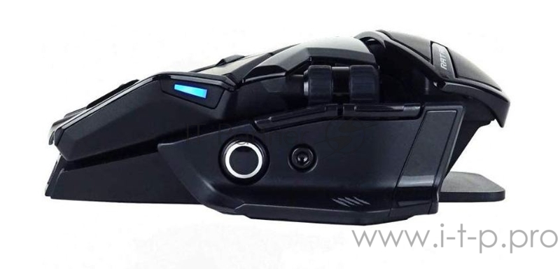 Mad Catz AIR Набор игровая мышь + коврик чёрные (Ионистор, 2.4 гГц, USB, PMW3360, Omron, 10 кнопок, 12000 dpi, 320 x 270 x ?? мм, RGB подсветка)