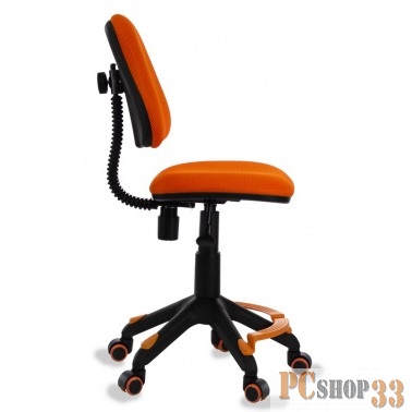 Кресло детское Бюрократ KD-4-F/TW-96-1 оранжевый TW-96-1 колеса оранжевый