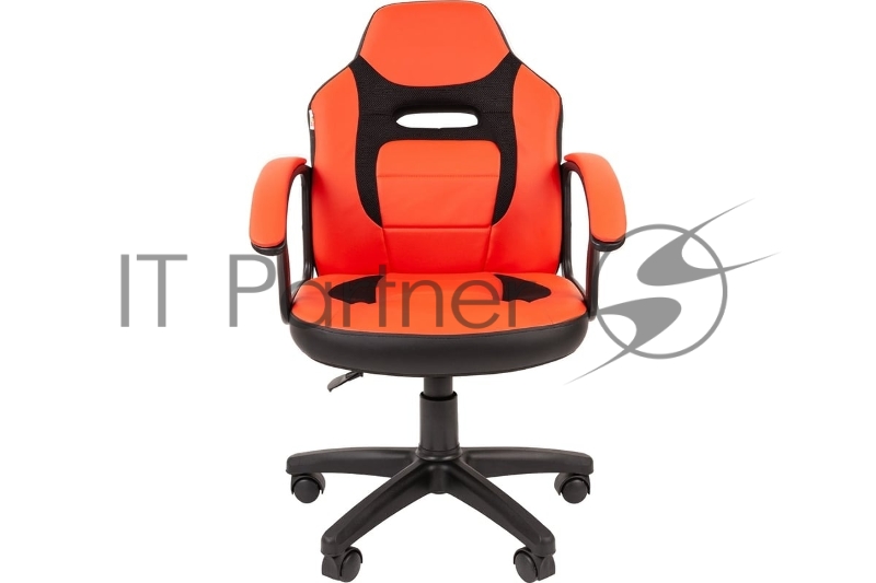 Кресло Chairman Kids 110 Россия экопремиум черный/красный