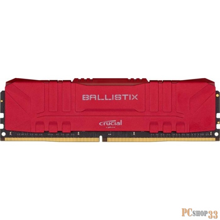 Оперативная память Crucial DRAM Ballsitix Red 8GB DDR4 3600MT/s CL16 Unbuffered DIMM 288pin Red, EAN: 649528824998.(RCISBL8G36C16U4R