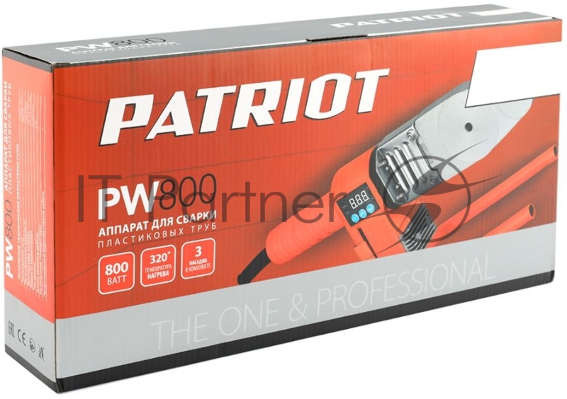 Аппарат для сварки пластиковых труб PATRIOT PW 800