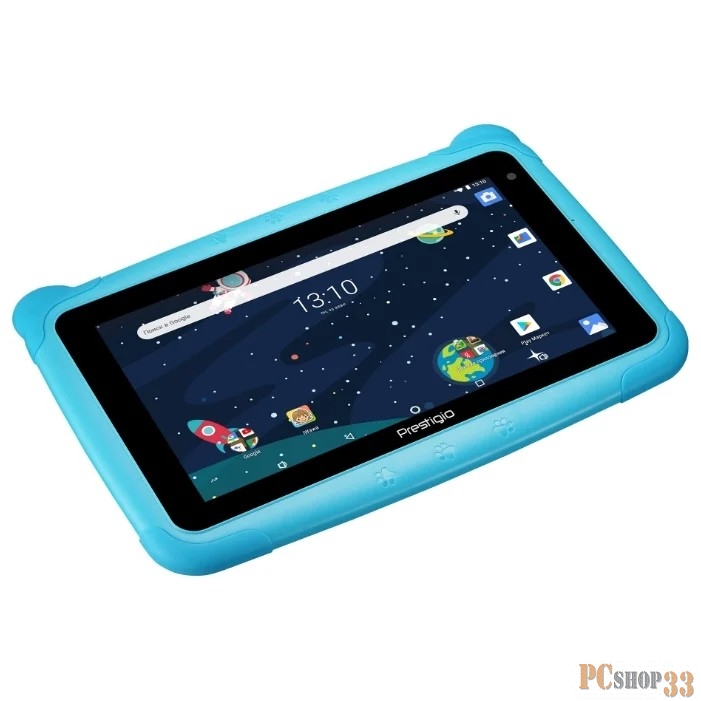 Планшет детский Prestigio Smartkids, PMT3997_W_D_BE, wifi, 7 1024*600 IPS display, up to 1.3GHz quad core processor, android 8.1(go edition), 1GB RAM+16GB ROM, 0.3MP front+2MP rear camera, 2500mAh battery