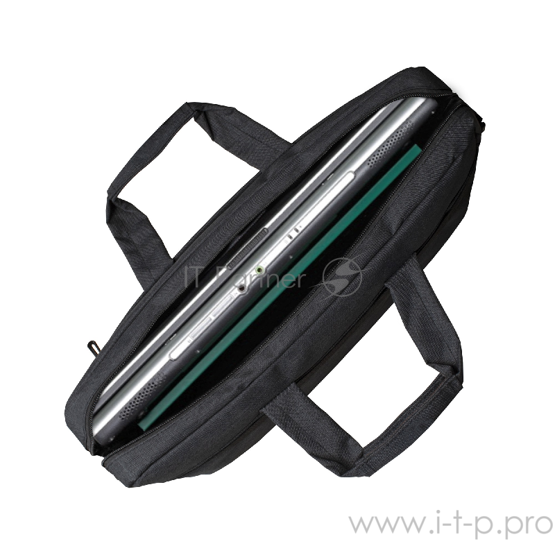 Сумка ExeGate Business ECC-045 Black, черная, полиэстер повышенной плотности 600D, 15.6