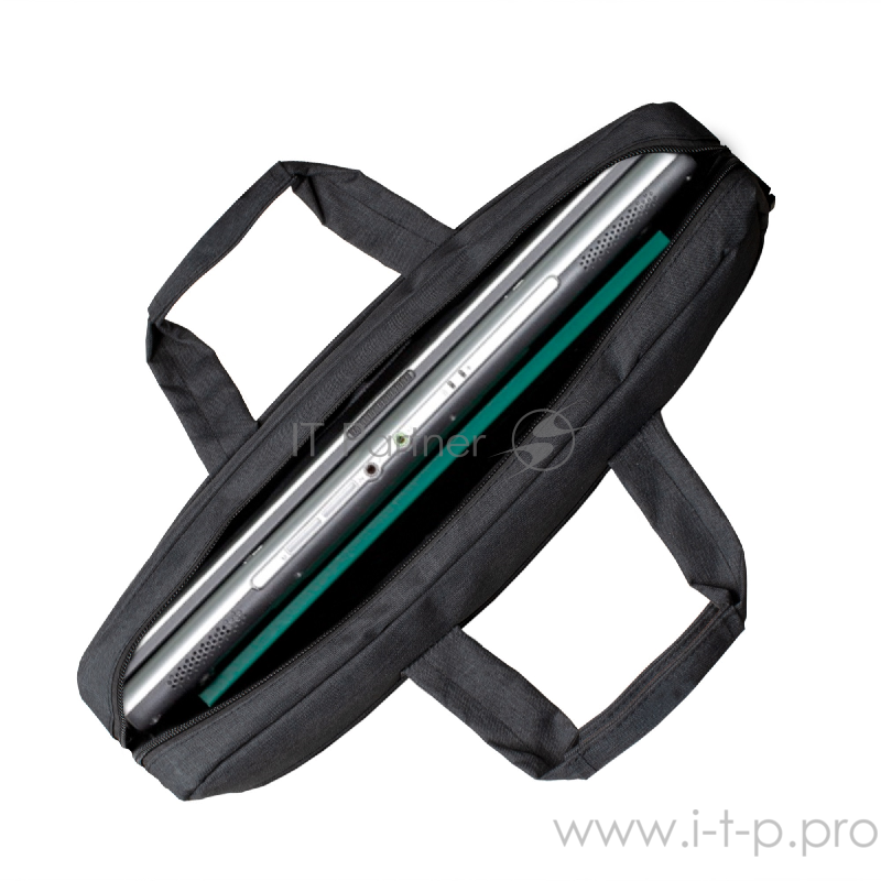 Сумка ExeGate Business ECC-215 Black, черная, полиэстер повышенной плотности 600D, 15.6