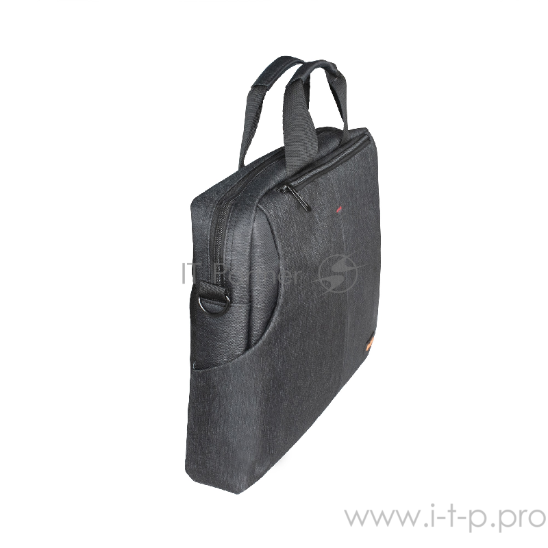 Сумка ExeGate BusinessPro EСС-012 Black, water resistant, черная, водоотталкивающий полиэстер, 15.6