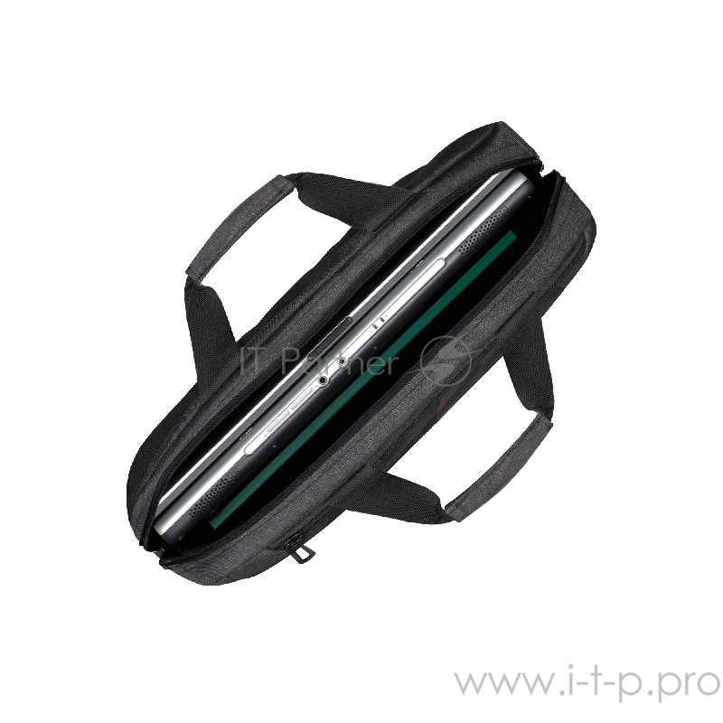 Сумка ExeGate BusinessPro EСС-012 Black, water resistant, черная, водоотталкивающий полиэстер, 15.6